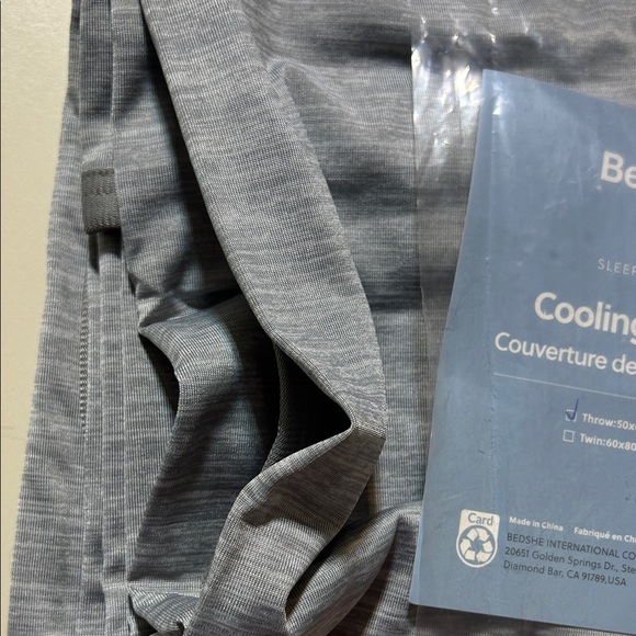 Bedsure Cooling Blanket - Soft Gray - Picture 2 of 5